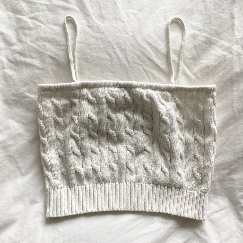 Brandy Melville Knit Cropped Tank